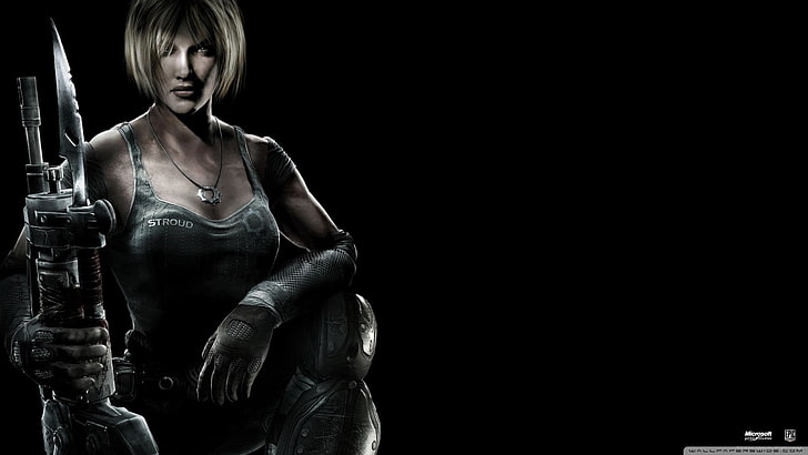 wallpaper von einer weiblichen Figur, Gears of War, Videospiele, Gears of War 3, HD-Hintergrundbild