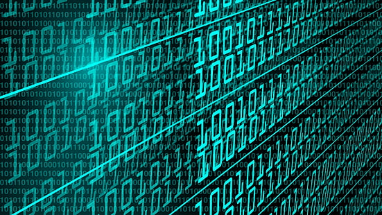 data matrix wallpaper, binary, numbers, typography, HD wallpaper HD wallpaper