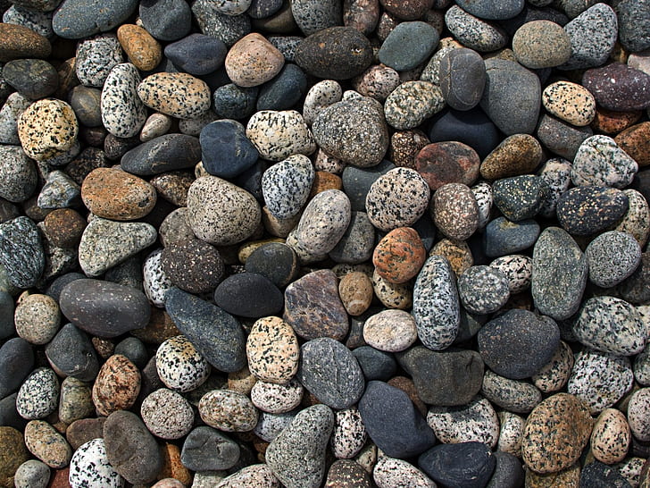 많은 돌, 자갈, 많은, 돌, 자갈, HD 배경 화면
