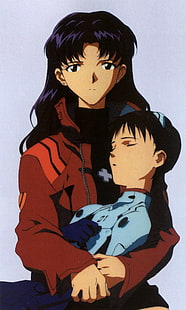 Katsuragi Misato, Neon Genesis Evangelion, wanita, Ikari Shinji, Wallpaper HD HD wallpaper