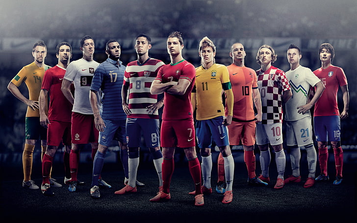Fußballspieler Screenshot, Team, Trikot, Nike, 2012, HD-Hintergrundbild
