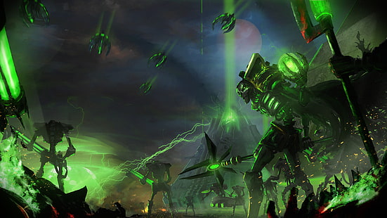 Warhammer 40,000, Necrones, Fondo de pantalla HD HD wallpaper