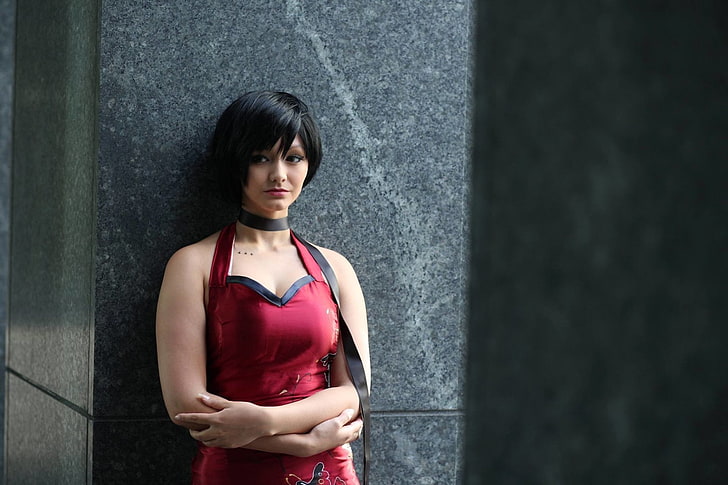 Kobiety, Cosplay, Ada Wong, Brunette, Resident Evil, Tapety HD