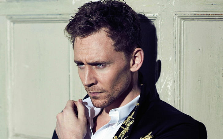 Tom Hiddleston Thinking, Tom Hiddleston, attori, Sfondo HD