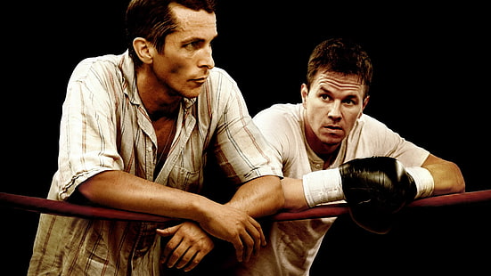 ภาพยนตร์เรื่อง The Fighter, Christian Bale, Mark Wahlberg, วอลล์เปเปอร์ HD HD wallpaper