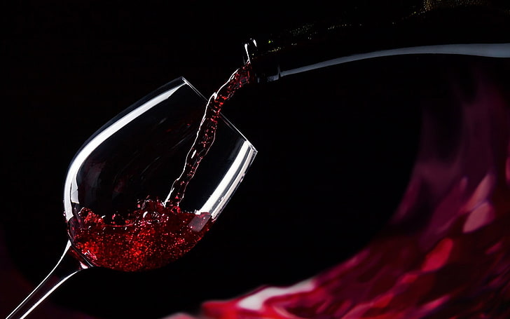 clear wine glass, Food, Wine, HD wallpaper