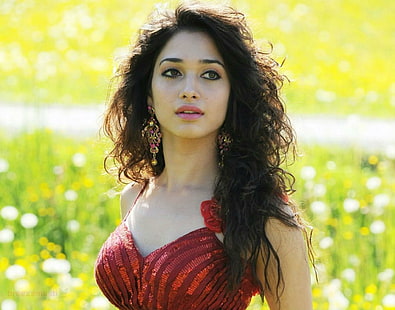 attrice, ragazza, bhatia, bollywood, modella, tamanna, Sfondo HD HD wallpaper