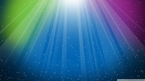 Blaue bunte purpurrote grüne Aurora-Explosion, HD-Hintergrundbild HD wallpaper