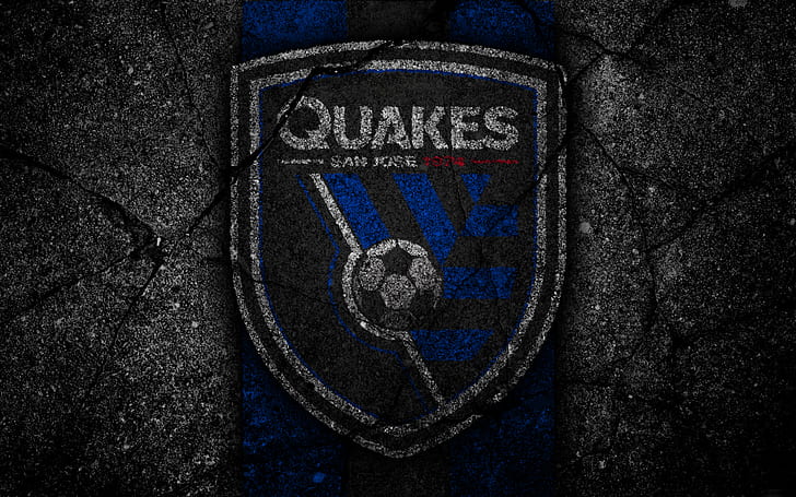 Piłka nożna, trzęsienia ziemi w San Jose, emblemat, logo, MLS, Tapety HD