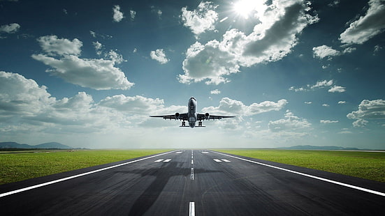 Самолеты, самолеты, самолет, полет, взлетно-посадочная полоса, взлет, HD обои HD wallpaper