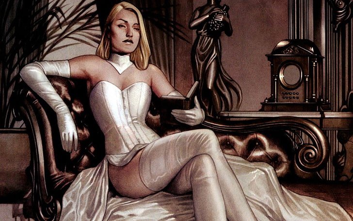 Emma Frost, X-Men, HD papel de parede