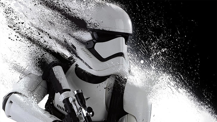 Wallpaper Star Wars Storm Troper, Star Wars, stormtrooper, First Order, First Order Trooper, Wallpaper HD