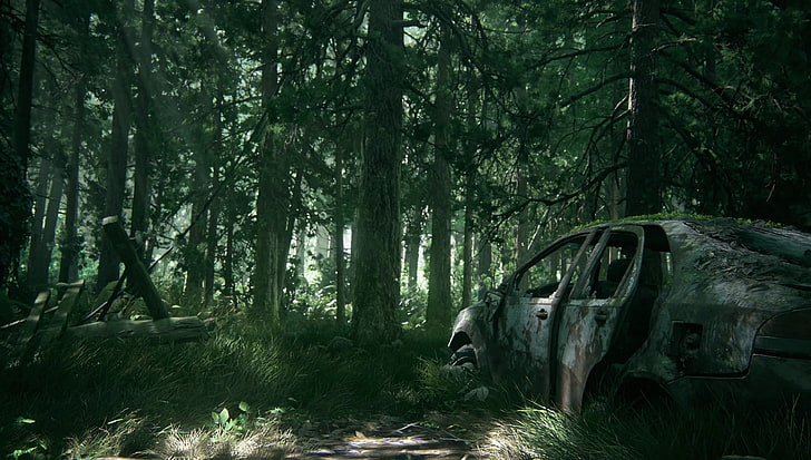 The Last of Us, Part II, apokaliptyczne, gry wideo, las, Tapety HD