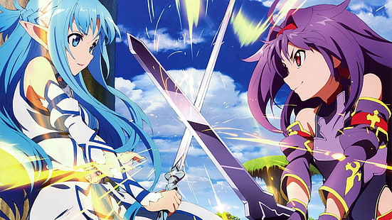 Anime, Schwertkunst Online, Yuuki Asuna, Konno Yuuki, HD-Hintergrundbild HD wallpaper