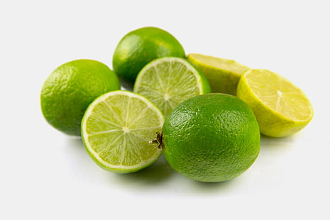sliced calamondin, lime, lemon, citrus, HD wallpaper HD wallpaper