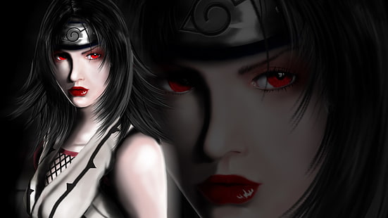 schwarzhaarige weibliche Anime-Figur, Kurenai Yūhi, Kunoichi, Anime-Mädchen, Naruto Shippuuden, HD-Hintergrundbild HD wallpaper