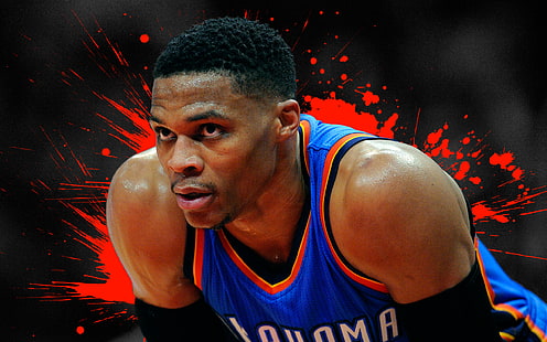 Basketball, Russell Westbrook, NBA, Oklahoma City Thunder, Fond d'écran HD HD wallpaper