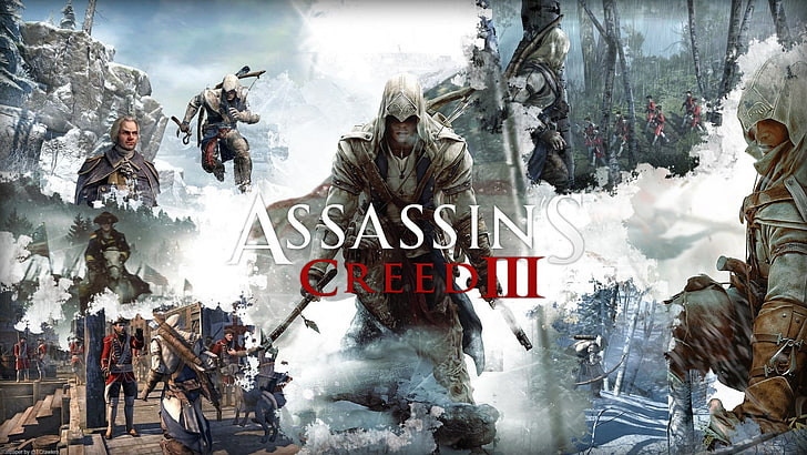 Assassin's Creed III цифровые обои, Assassin's Creed III, HD обои