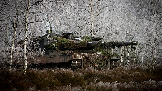 Leopardo 2, militare, carro armato, Bundeswehr, Sfondo HD HD wallpaper