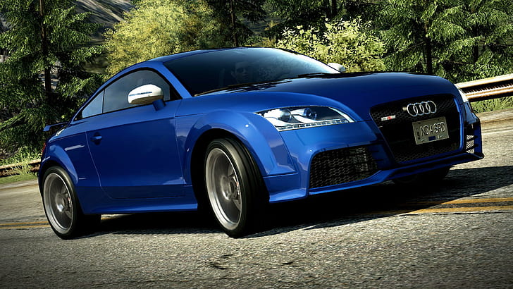 Audi Tt Rs Coupe, ауди, нужда от скорост, горещо преследване, игри, HD тапет
