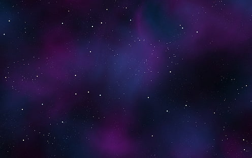 กาแล็กซี่สีม่วงและสีดำพื้นหลังท้องฟ้าจุดแสง, วอลล์เปเปอร์ HD HD wallpaper