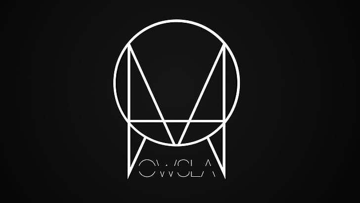 Owsla, Skrillex, этикетка, логотип, черный, HD обои