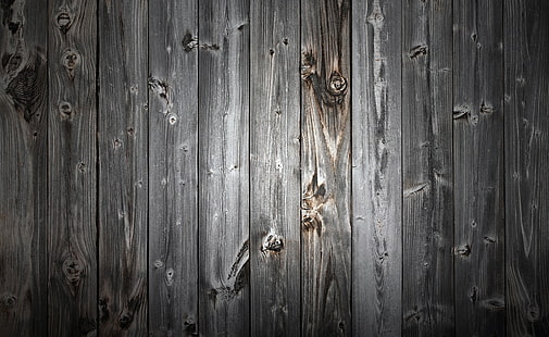 Wood Wall, brown wooden pallet surface, Aero, Black, Wood, Wall, black and white, wood wall, HD wallpaper HD wallpaper