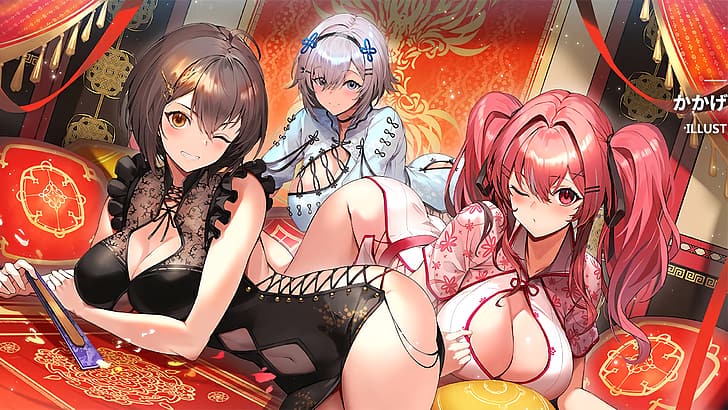 Azur Lane, anime girls, HD wallpaper