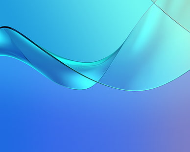 Huawei MediaPad M5, blå, lager, vågor, HD tapet HD wallpaper