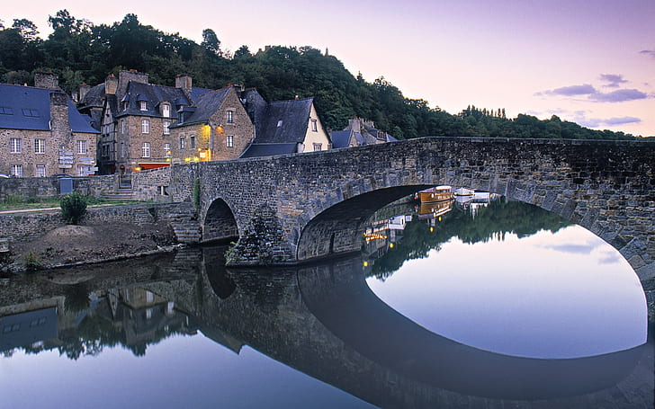 Dinan, Bretagne, Frankreich, Frankreich, HD-Hintergrundbild