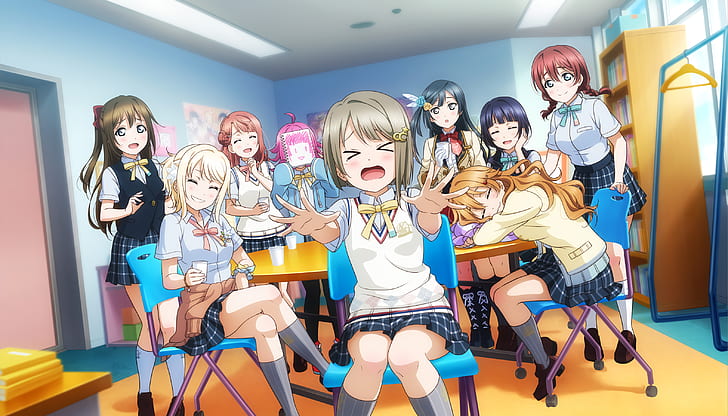 Aşk Canlı !, Aşk Canlı Serisi, anime kızlar, HD masaüstü duvar kağıdı