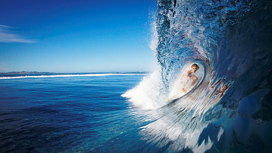 deska surfingowa, surfing, woda, dziewczyna, sport, Tapety HD HD wallpaper