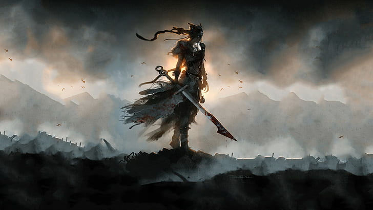 HellbladeビデオゲームHellblade：Senuas Sacrifice、 HDデスクトップの壁紙