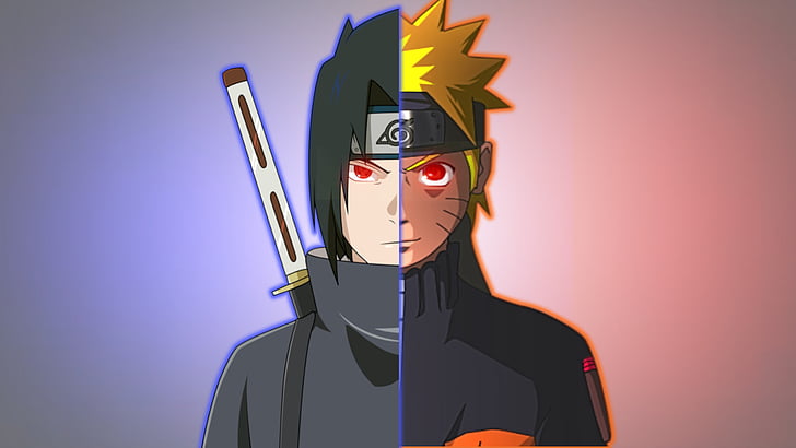 Anime, Naruto, Sasuke Uchiha, HD wallpaper