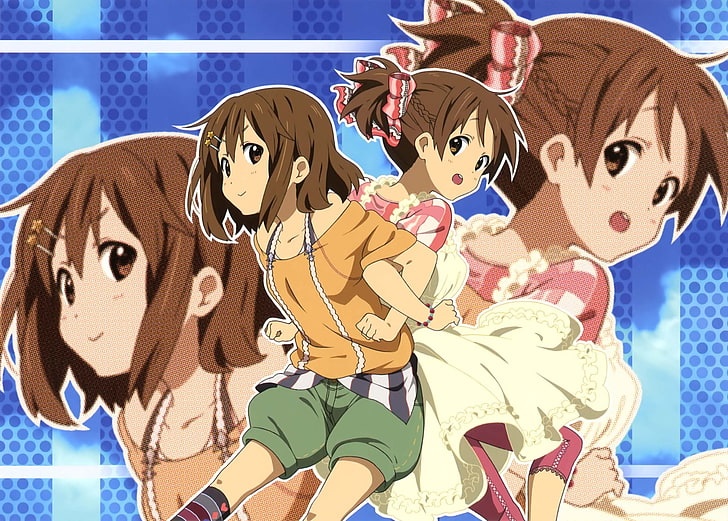 K-ON !, Hirasawa Ui, Hirasawa Yui, HD-Hintergrundbild