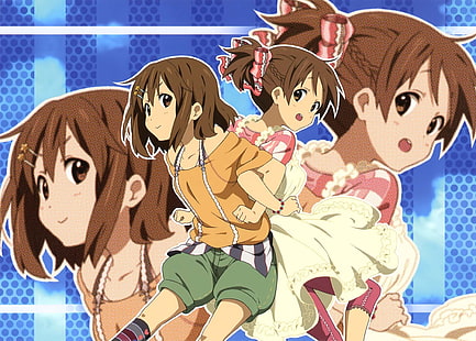 K-ON !، Hirasawa Ui ، Hirasawa Yui، خلفية HD HD wallpaper