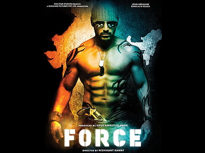 Force (2011) Фильм на хинди, постер Force, знаменитости Болливуда, фильмы, HD обои HD wallpaper