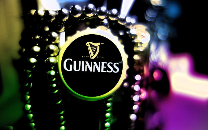 Guinness Logo, beer, guinness, HD wallpaper