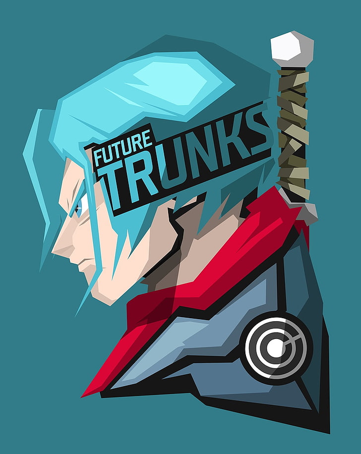Illustrazione di Future Trunks, Dragon Ball Z, Trunks (personaggio), Sfondo HD, sfondo telefono