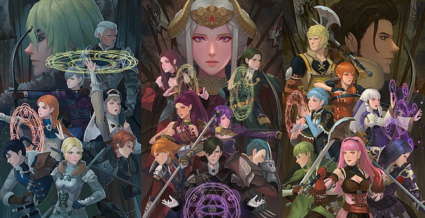 Fire Emblem, Fire Emblem Three Houses, postacie z gier wideo, gry wideo, anime, fantasy art, Tapety HD HD wallpaper