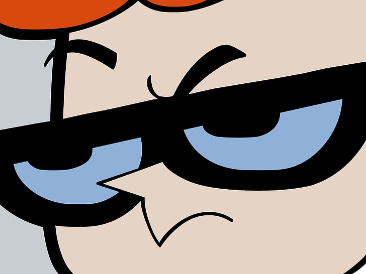 Personagem de desenho animado Dexter, laboratório de Dexter, desenho animado, vetor, HD papel de parede