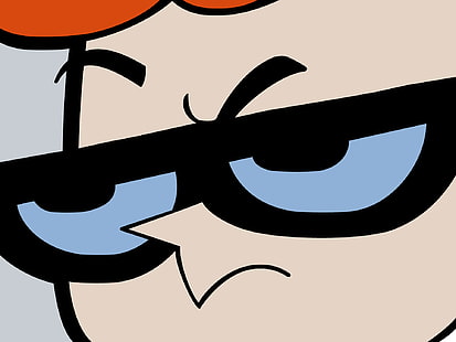 Dexter seriefigur, Dexters laboratorium, tecknad, vektor, HD tapet HD wallpaper