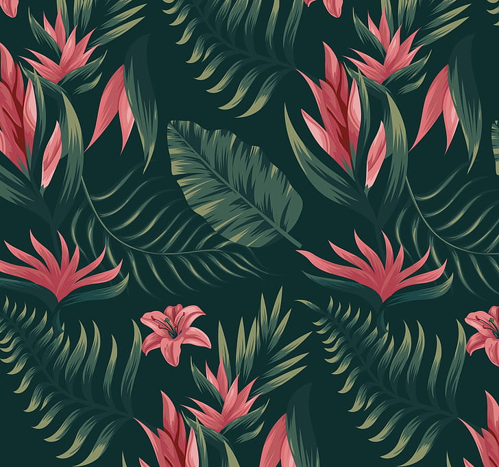 texture, Flower, flowers, Background, Tropical, Pattern, HD wallpaper