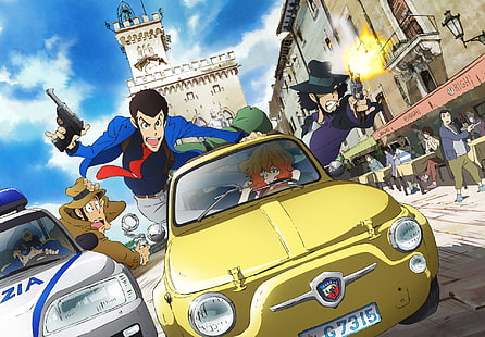 Anime, Lupin The Third, HD wallpaper HD wallpaper