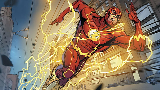 Комиксы, Flash, DC Comics, HD обои HD wallpaper