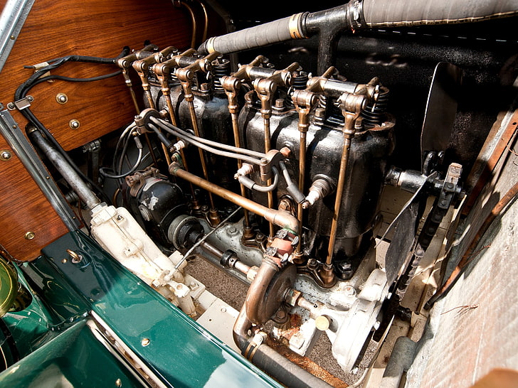 1910, buick, engine, model 19, retro, touring, HD wallpaper