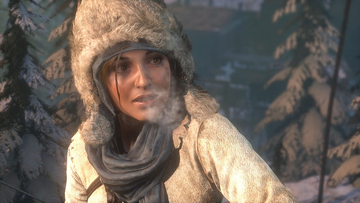 Rise of the Tomb Raider, Lara Croft, captura de tela, videogames, HD papel de parede