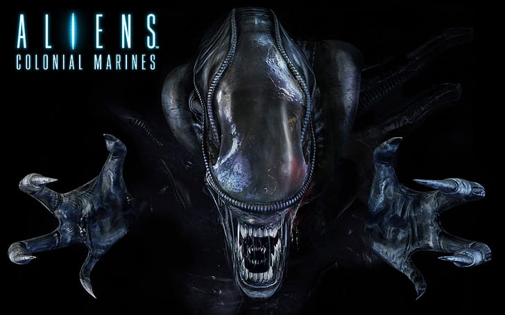 monster, teeth, Stranger, claws, Alien, mucus, Ikla, Aliens, Xenomorph, Aliens Colonial Marines, Aliens: Colonial Marines, HD wallpaper