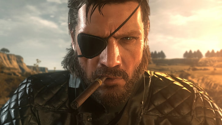 Metal Gear Solid V: The Phantom Pain, Big Boss, Metal Gear Solid, videospel, HD tapet