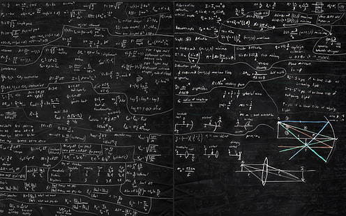krita, svarta tavlor, matematik, fysik, HD tapet HD wallpaper